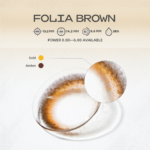 FOLIA BROWN | 1 Month, 2 Pieces